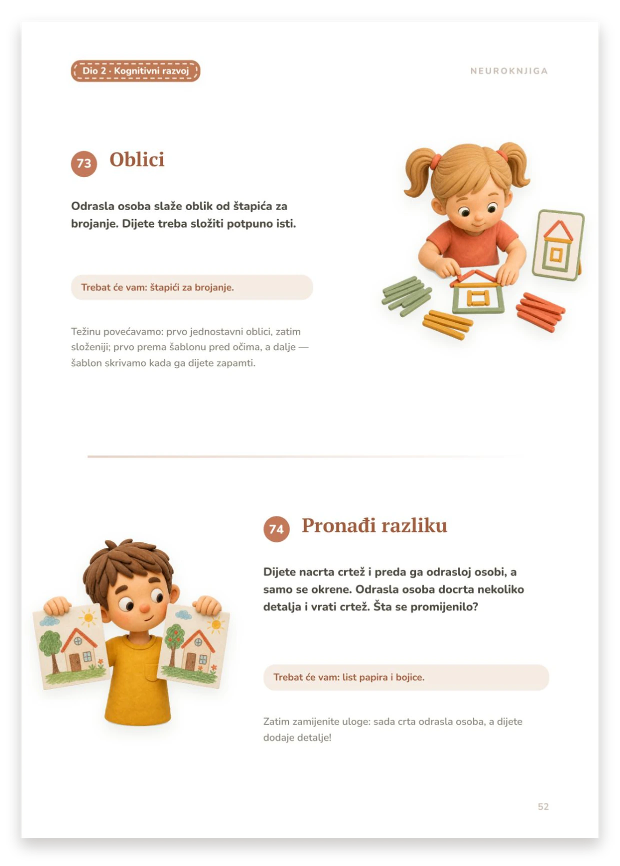 Oblici i Pronađi razliku